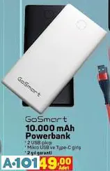 GOSMART 10.000 MAH POWERBANK GOSMART 10.000 MAH POWERBANK